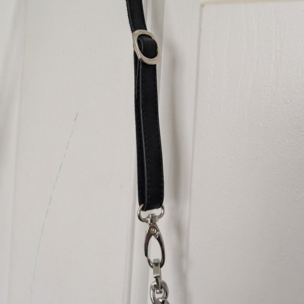 Michael Kors Jet Set Large East West Crossbody Black MK Signature . - Picture 10 of 15